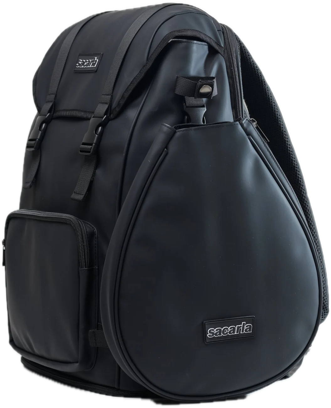 Sacarla OTM with the racket compartment attached